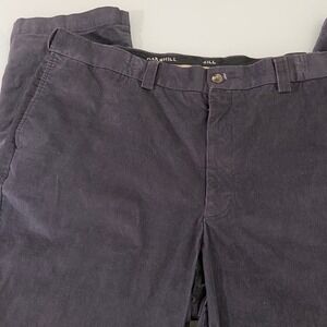 Oak Hill Men's Corduroy Pants 44x30 Gray Casual Everyday Trousers Career Fall